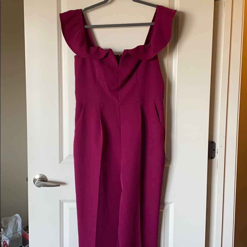Plum jumpsuit